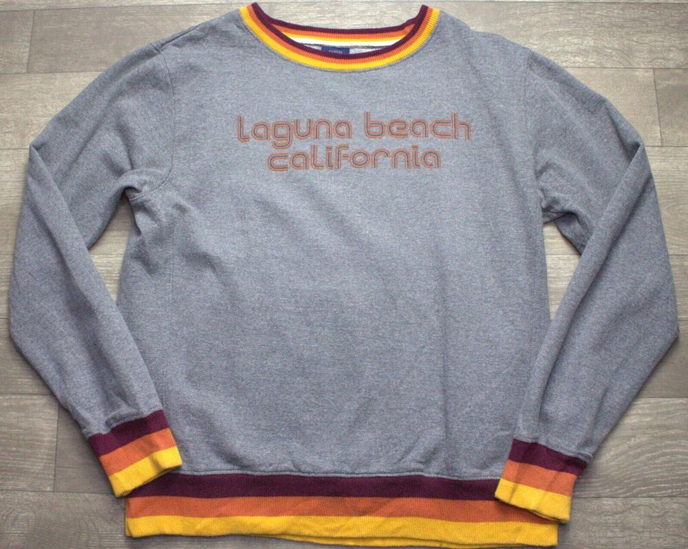 MV Sport Laguna Beach California Graphic Sweatshirt Unisex M Retro Surf